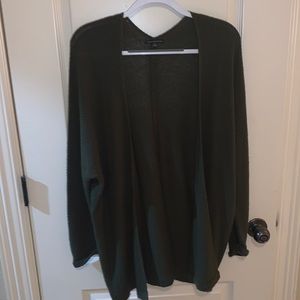 Dark green cardigan